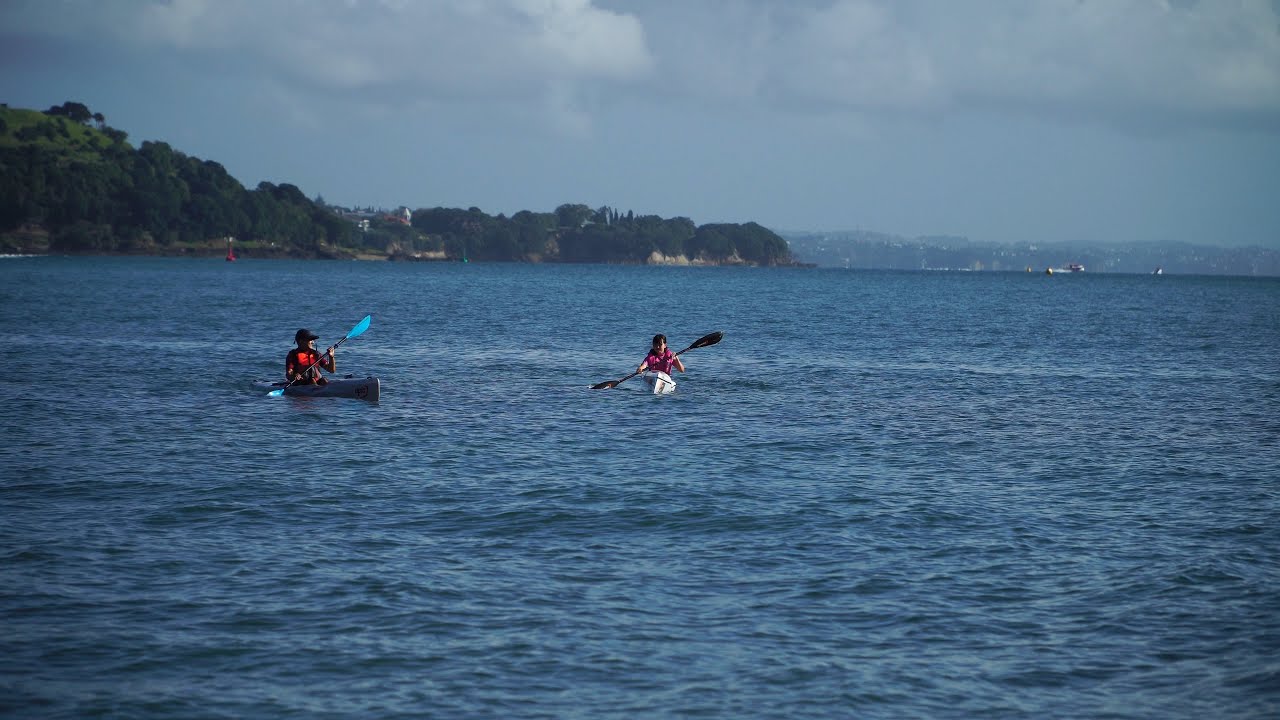 Kayaking with my daughter part 2. V7 Epic and Swordfish S surfskis.