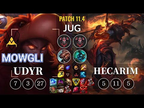 VIT Mowgli Udyr vs Hecarim Jungle - KR Patch 11.4
