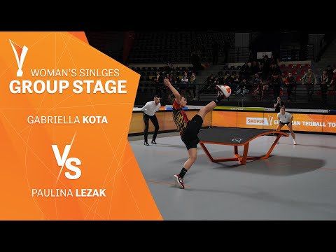 European Teqball Tour, Skopje | Woman's Singles, Qualifier | G. Kota vs P. Lezak