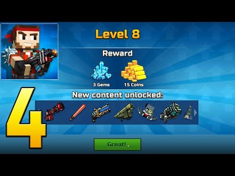 Pixel Gun 3D - Gameplay Walkthrough Part 4 - Level 8