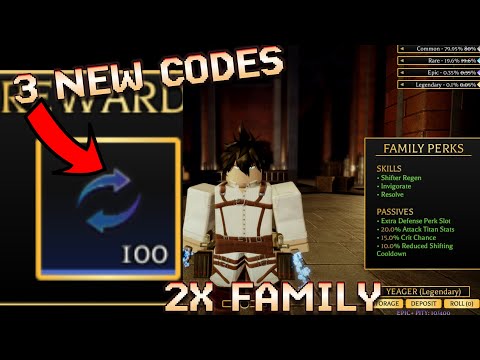 [3 NEW CODES]2X FAMILY  PERK OUT RN?? HOW LUCKY CAN I GET??