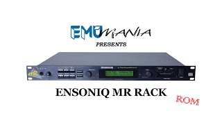 Video thumbnail for ENSONIQ MR RACK - ROM-SOUND PRESET DEMO by EMU Mania