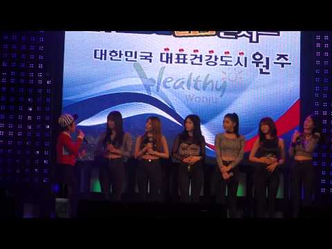 20150407 건강의 날 기념 원주 MBC 특집 콘서트 헬로비너스 멘트