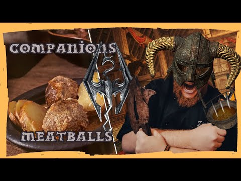 SKYRIM COOKING Episode 4: Companions Meatballs Bake (Eat like a DRAGONBORN)