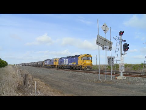 Mudhole &  7731V Grain Train (27/7/2020) - PoathTV Australian Railways