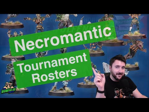 Necromantic Tournament Rosters - Blood Bowl 2020 Tournament Talk (Bonehead Podcast)