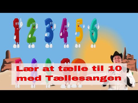 Tællesangen - Tæl til 10 - Lær at tælle til 10 | Børnesang med fagter |  Syng med Sherif Haps