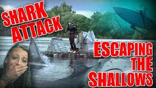 ESCAPING THE SHALLOWS!! *SHARK ATTACK!!*