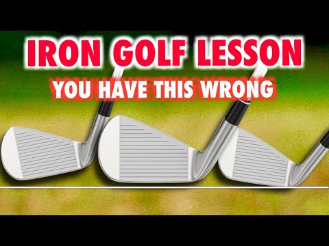 How Should Your Irons Sit On The Ground - Golf Lesson