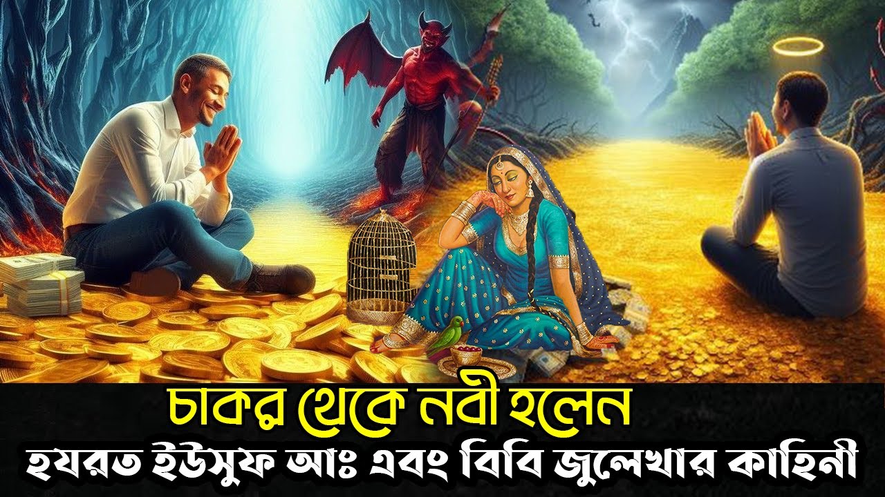 হযরত ইউসুফ আঃ এবং বিবি জুলেখার অলৌকিক কাহিনী | ইসলামিক কাহিনী |  Islamic Moral Story |