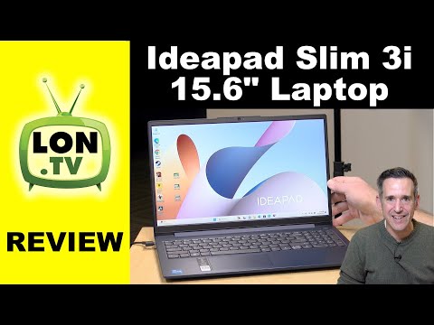 Lenovo IdeaPad Slim 3 15.3" Laptop, Intel Core i5-13420H, 16GB DDR5 RAM, 512GB SSD, WUXGA IPS Display, Windows 11 Home, Wi-Fi 6, Luna Grey video review thumbnail