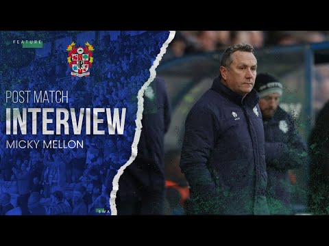 Post Match | Micky Mellon (Forest Green Rovers)