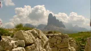 preview picture of video 'Monte Piana - Dolomiten - 1. Weltkriegs-Freilichtmuseum'