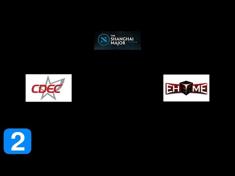 CDEC Gaming vs EHOME Game 2- Shanghai Major Full Highlights Dota 2