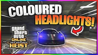 How to Have Coloured Headlights in GTA Online! (TUTORIAL)
