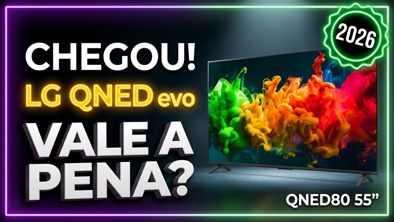 Miniatura da avaliação em vídeo de Smart TV LG 55 Polegadas MRGB85 Mini RGB evo AI 4K