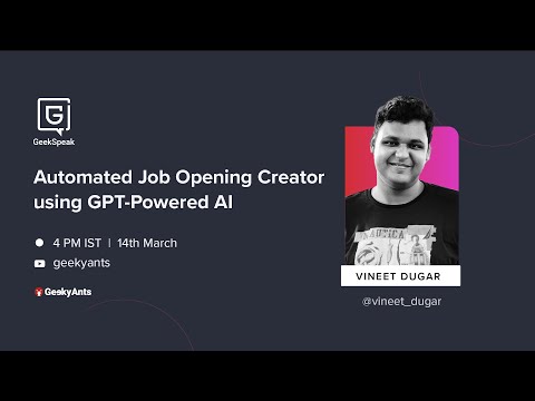 Automated Job Opening Creator Using GPT-powered AI
