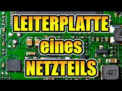 Wie funktionieren NETZTEILE? - ELEKTRONISCHE BAUELEMENTE einer LEITERPLATTE - einfach erklärt