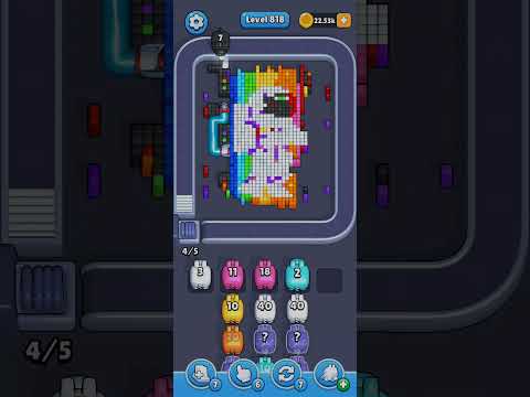 Pixel Flow Level 818 Walkthrough