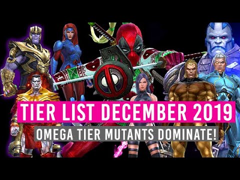 The Year of Omega Tier Mutants - Best Champs Ranked Dec 2019 - Marvel Future Fight