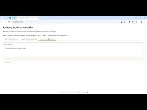 AI-Powered Epilepsy App Recommendation System