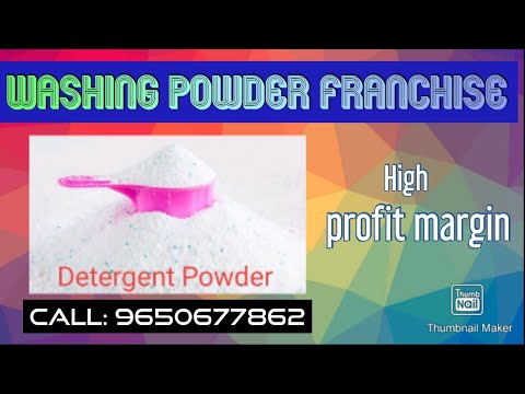 Detergent powder franchise | washing powder Dealorship | low investment business high profit margin
