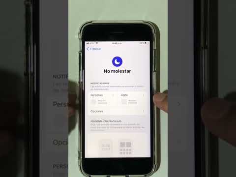 Configurar modos de concentración y No molestar en iPhone