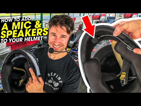 How to Add Mic and Speaker Comms to Your Helmet!