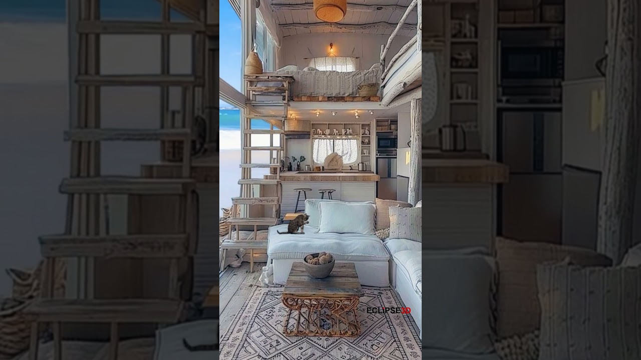 Tiny Beach House Tour | Cozy Interior, Family Living & Smart Kitchen