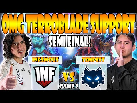 INFAMOUS VS TEMPEST BO3[GAME 2]SEMIFINAL-PARKER VS MNZ-THE INTERNATIONAL 2022:SA QUALIFIER- DOTA 2
