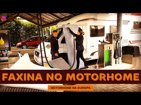 DIA DE FAXINA NO MOTORHOME || MOTORHOME PELA EUROPA