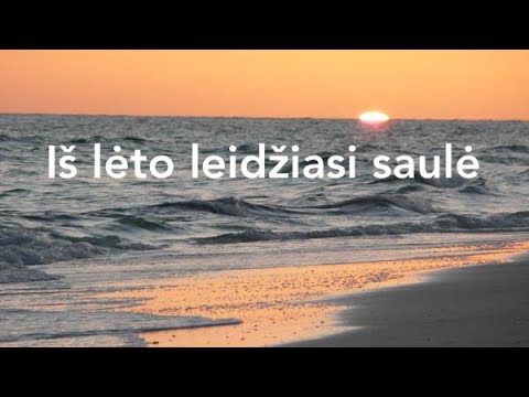 Jovani - Karališka Erdvė - Iš Lėto Leidžiasi Saulė (Žodžiai)