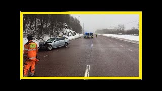 Frontalkrock på E4 – vägen avstängd