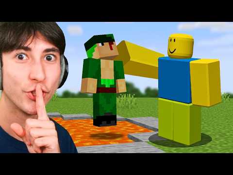 Secretly Using ROBLOX in Minecraft