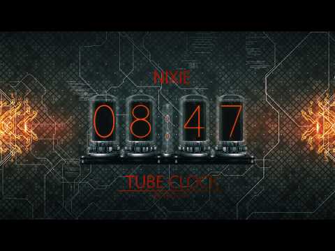 Nixie Tube Clock Widget - Pro