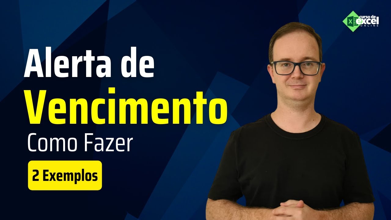 Como fazer um alerta de vencimento no Excel