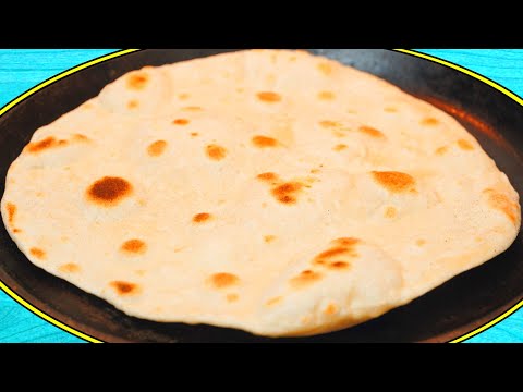 3 ingredients, Water and a Wonderful Flat Bread Ready in a Few Minutes | Easy Flatbread Recipe