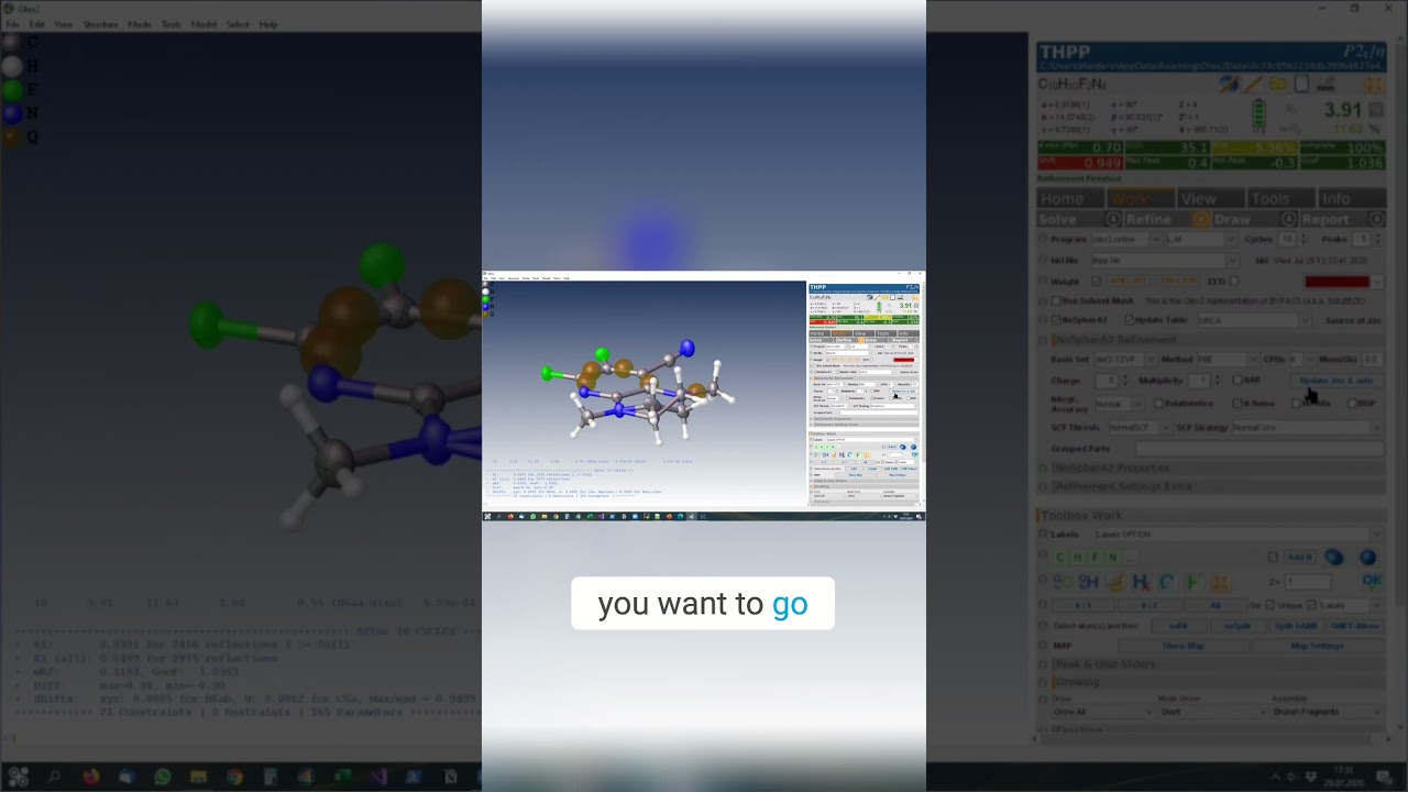 NoSpherA2 Model  Ensuring Stability Before Refinement