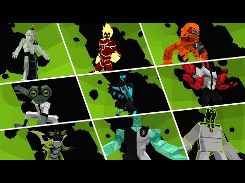 DewCraftz - Insane Ben 10 Add-ons!! | Realistic Transformations