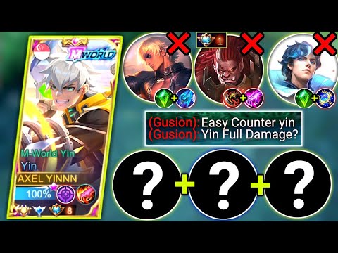 TRY THIS FULL DAMAGE BUILD ON YIN ONESHOT ANY HERO | YIN BEST BUILD & EMBLEM | MOBILE LEGENDS