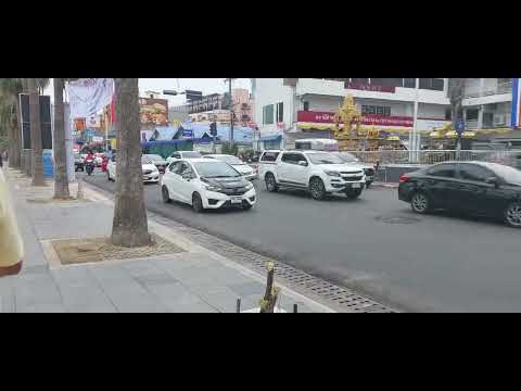 PATTAYA BEACH ROAD MORNING WALKING BY WAHID