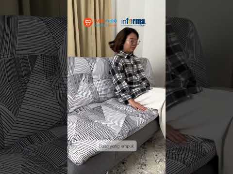 Gambar Informa Neo Snowville Sofa Bed Fabric - Abu-Abu