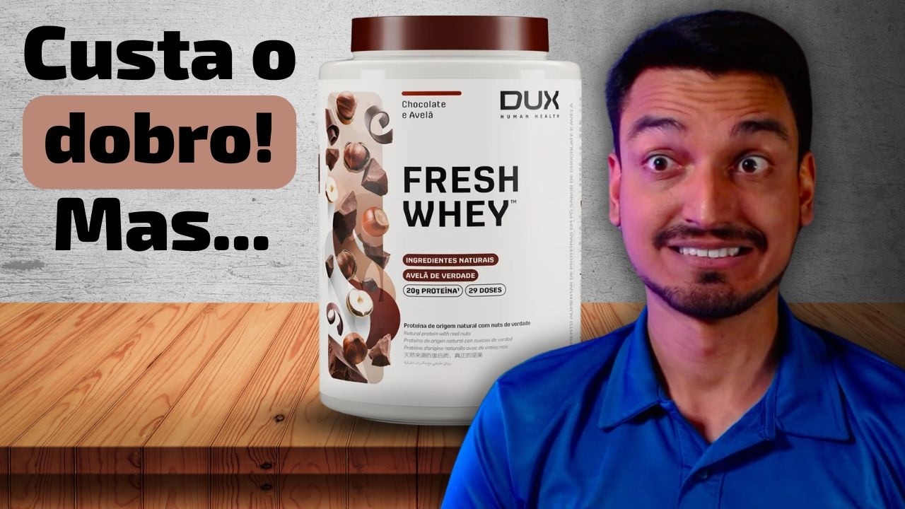 Miniatura da avaliação em vídeo de Whey Protein Concentrado 1,8kg Dux Nutrition Sabor Butter Cookies