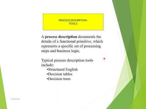 Typical Process Description Tools Include