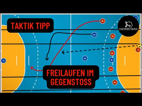 Freilaufen im Gegenstoß (1. Phase) - Taktiktipp für bessere Gegenstöße