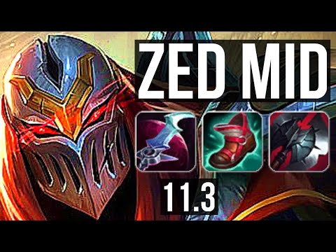 ZED vs SYLAS (MID) | 3.8M mastery, 8/1/7, 300+ games, Dominating | NA Diamond | v11.3
