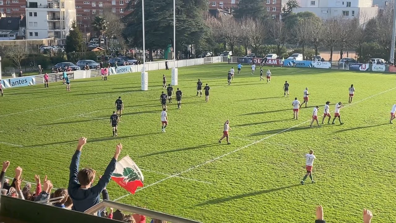 Dans son jardin, Nantes fait le spectacle ! Stade Nantais 55-6 Bergerac (Fédérale 1 - J15)