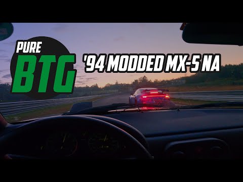 [4K] POV Mazda MX5 NA vs Porsche 992 GT3 moonlit Nürburgring Nordschleife