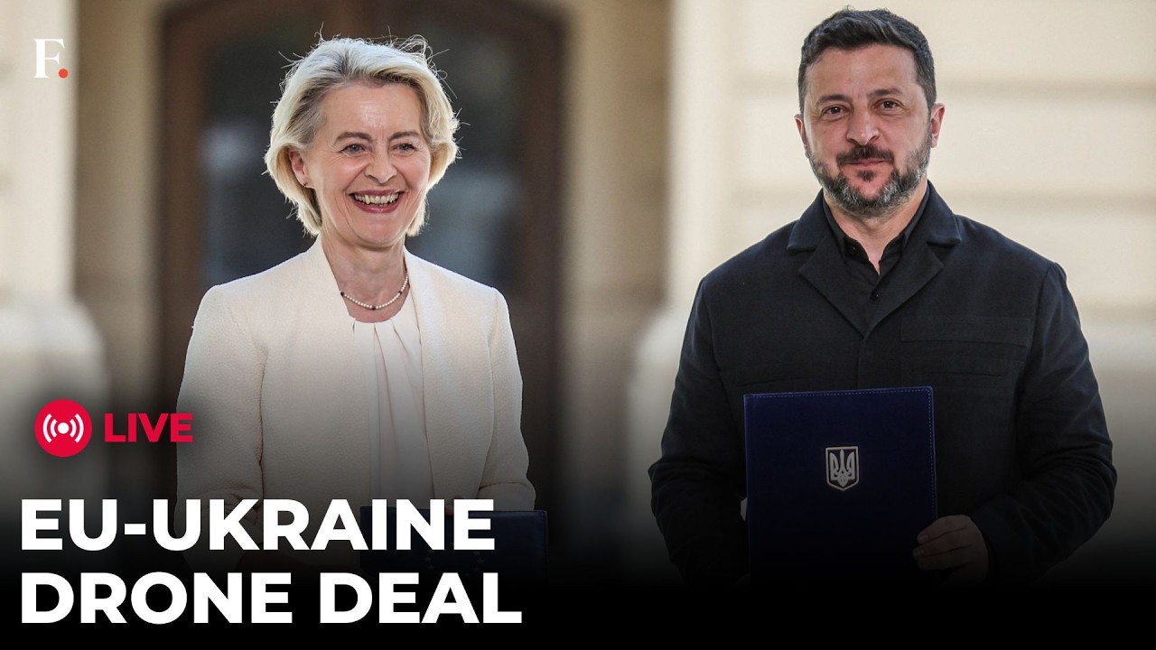 LIVE: Ukraine Signs 10 Bn Euro Joint Drone Production Deal With EU | Russian Strikes Kill 2