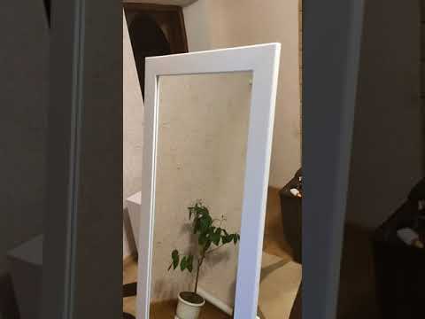Зеркало в полный рост для примерочной 50 см Зеркала напольные для спальни с фасадом из влагостойкого МДФ - фото 1 - id-p1436198673
